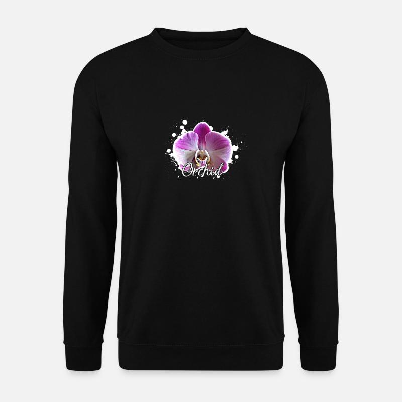 Orchids - Unisex Sweatshirt - black