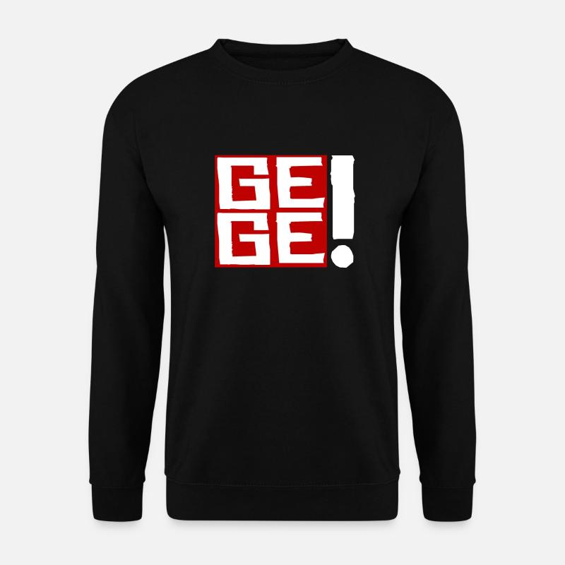 GE GE good game gg g g - Unisex Pullover - Schwarz