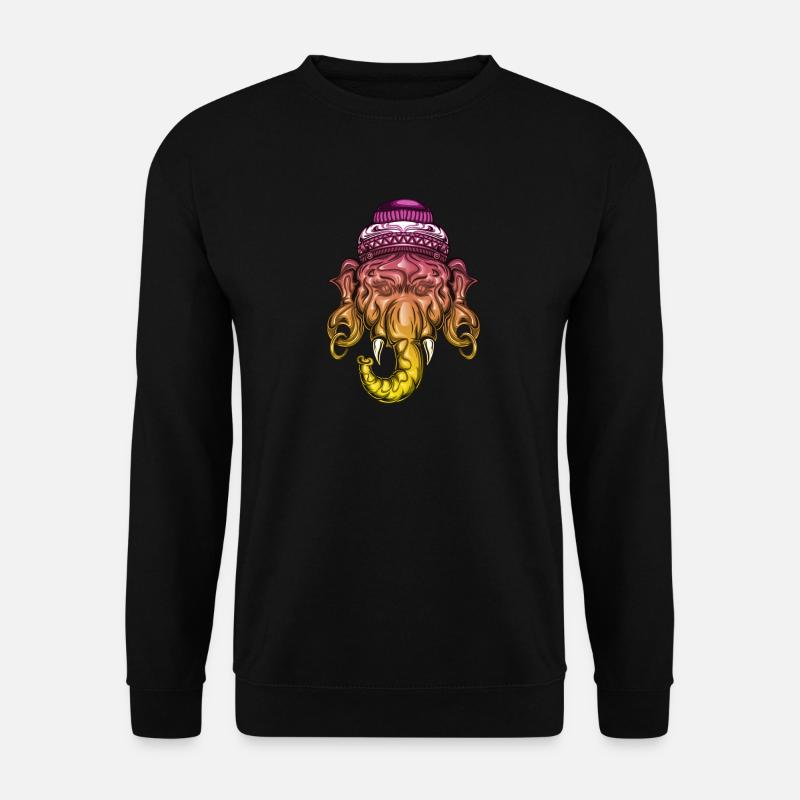 Goa Ganesha - Unisex Pullover - Schwarz