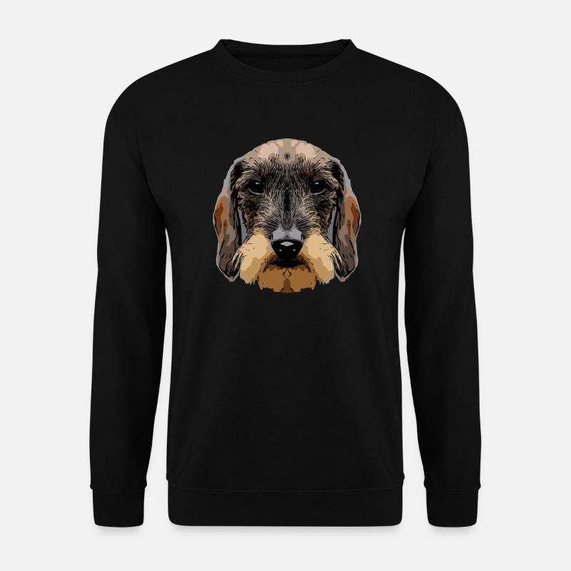 dackel3 2 - Unisex Pullover - Schwarz