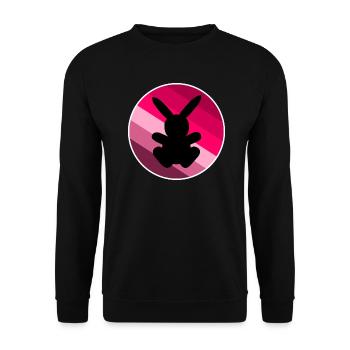 Hare - Unisex Sweatshirt - black - Front - Alina (178cm) & Michal (187cm)