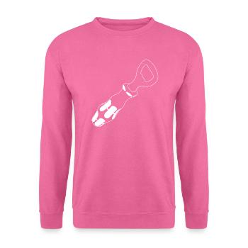 bottle opener - Unisex Sweatshirt - pink - Front
