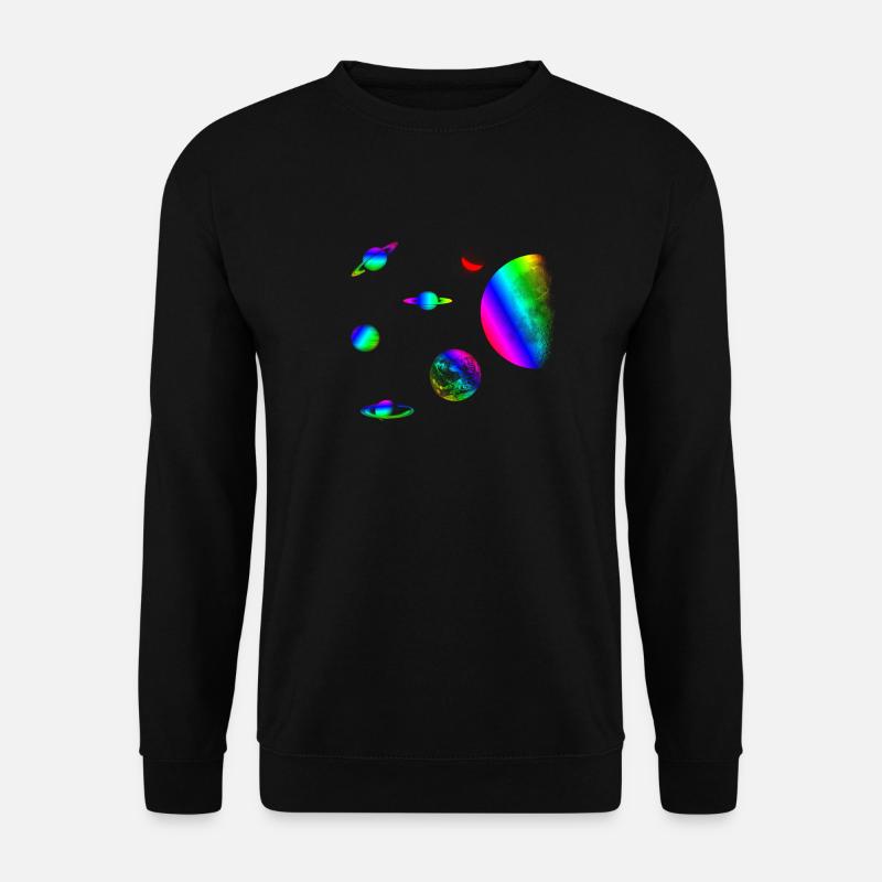 Planeten - Unisex Pullover - Schwarz