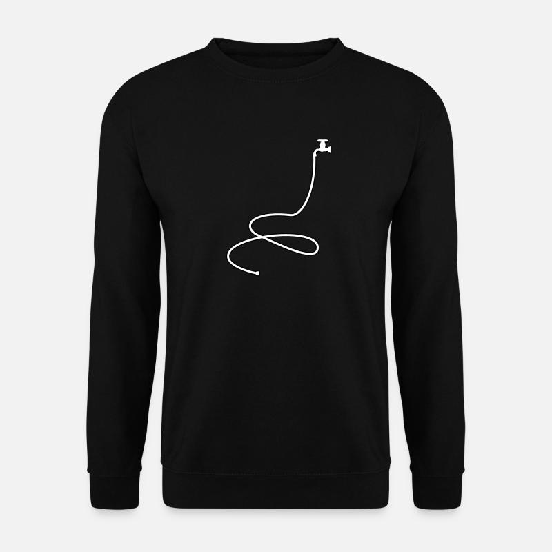 Wasserschlauch - Unisex Pullover - Schwarz
