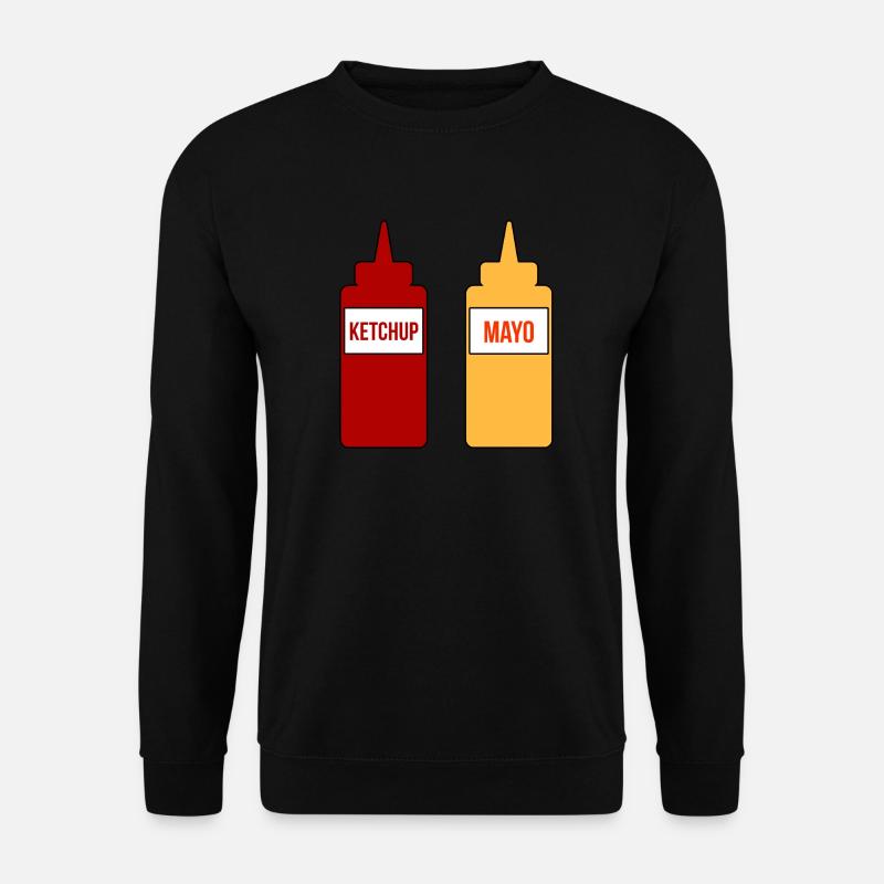 Mayo Ketchup - Unisex Pullover - Schwarz