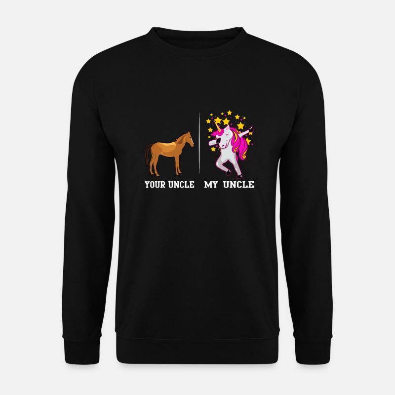 YOUR UNCLE MY UNCLE - Unisex Pullover - Schwarz