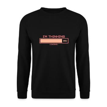 Game Spiel - Unisex Pullover - Schwarz - Vorne - Alina (178cm) & Michal (187cm)
