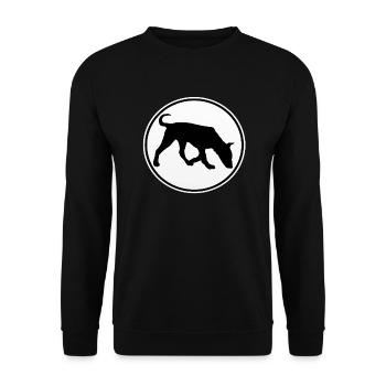 Dog Dog Mantrailer Agility Beagle - Unisex Sweatshirt - black - Front - Alina (178cm) & Michal (187cm)