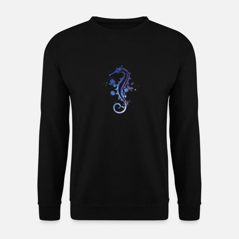 Seepferdchen - Unisex Pullover - Schwarz