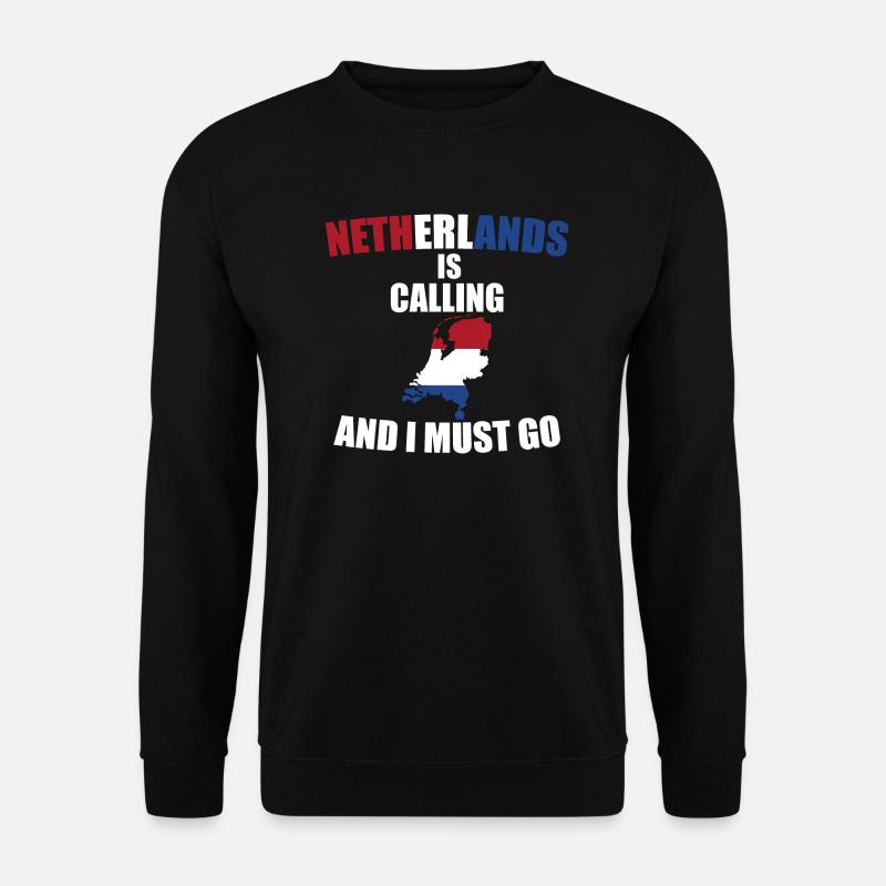 Netherlands - Unisex Sweatshirt - black