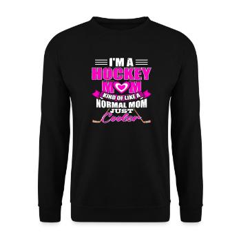 Idée Cadeau Poupée Joueur Hockey Hockey Cadeau - Sweat-shirt Unisexe - noir - Devant - Alina (178cm) & Michal (187cm)