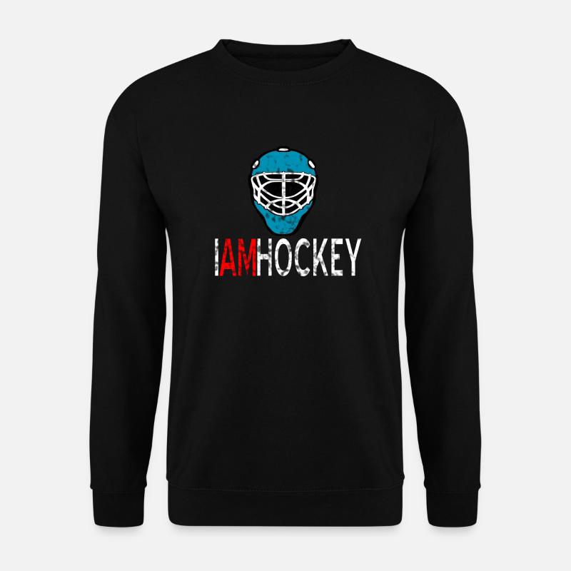Eishockey - Unisex Pullover - Schwarz