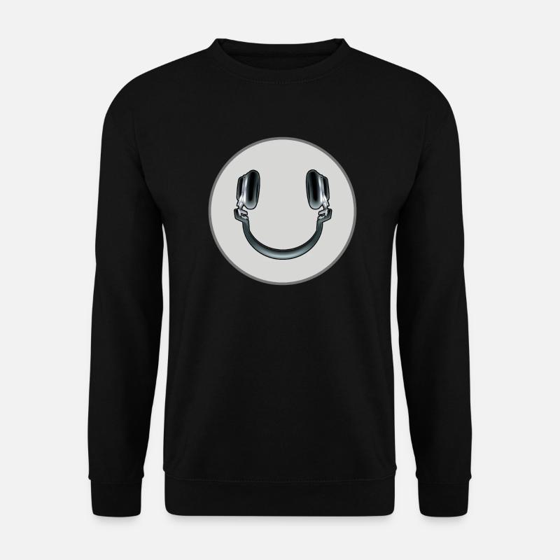 MUSIC SMILE - Unisex Sweatshirt - black
