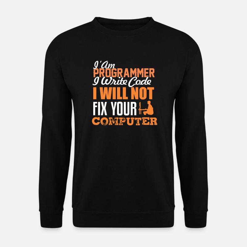 Developer programmer - Unisex Sweatshirt - black