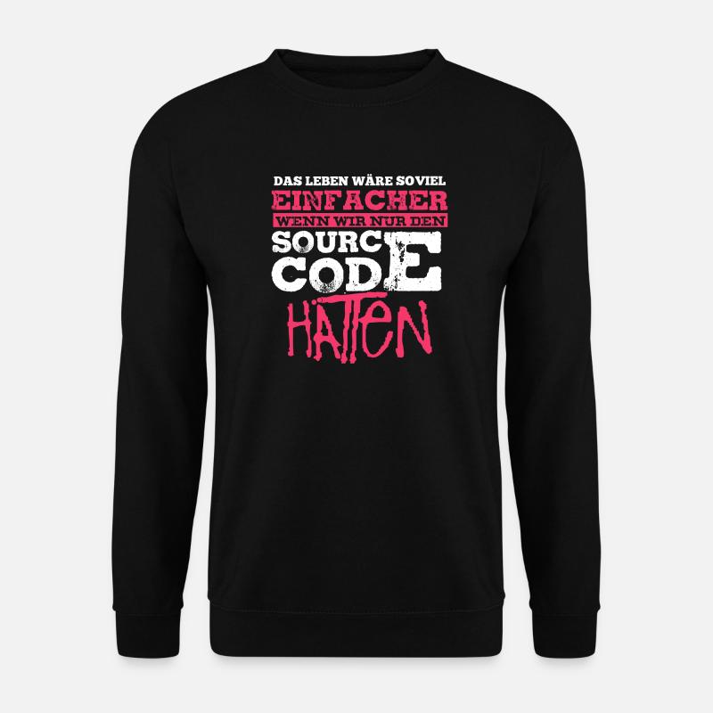 programmeur - Sweat-shirt Unisexe - noir