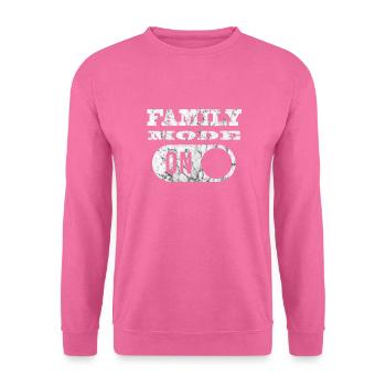 Famille - Sweat-shirt Unisexe - rose - Devant