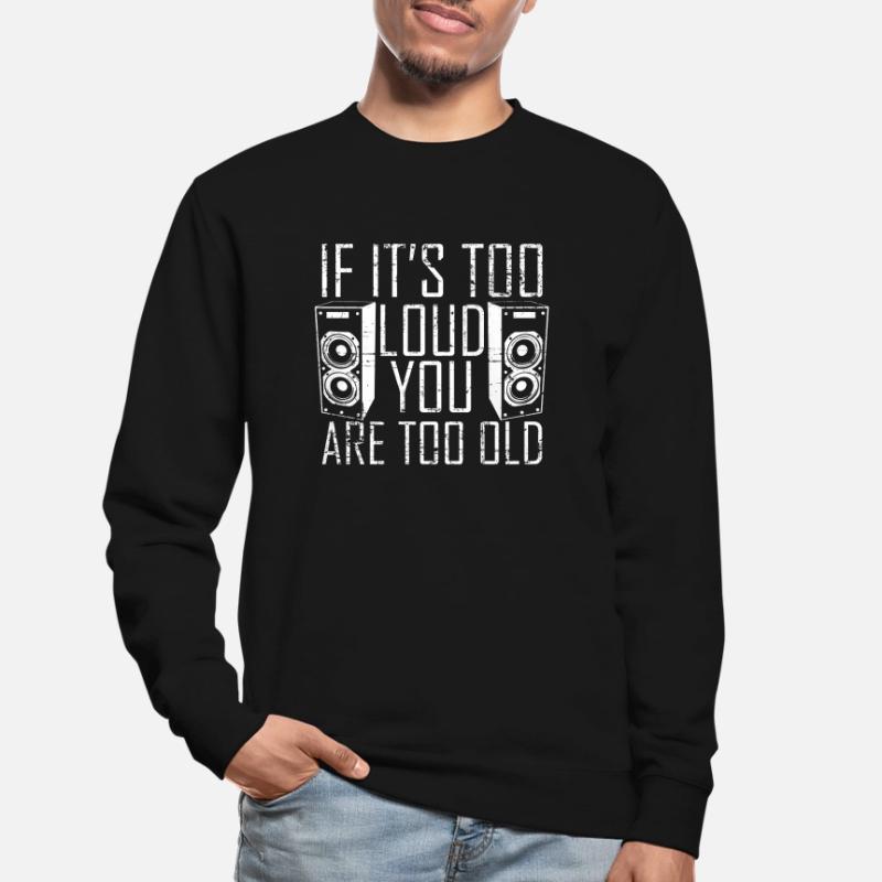 Haut-parleur Techno Basse Techno Sweat-shirt Unisexe