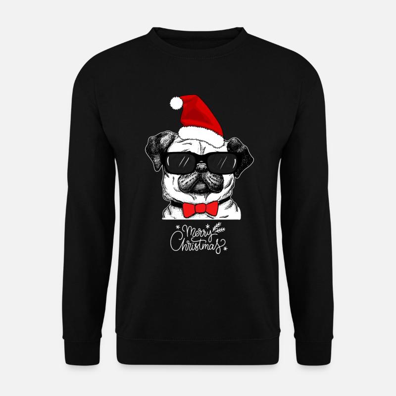 Frohe Weihnachten, Weihnachten. - Unisex Pullover - Schwarz