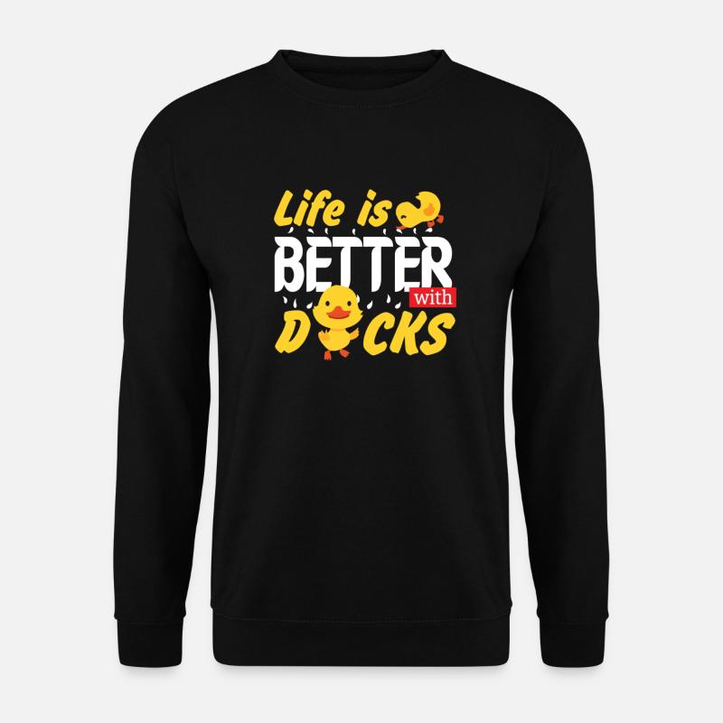 duck - Unisex Sweatshirt - black