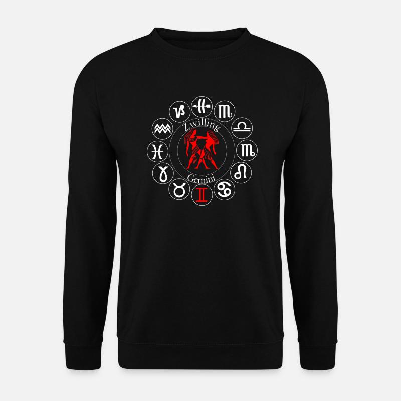 Zodiac Gemini - Unisex Sweatshirt - black