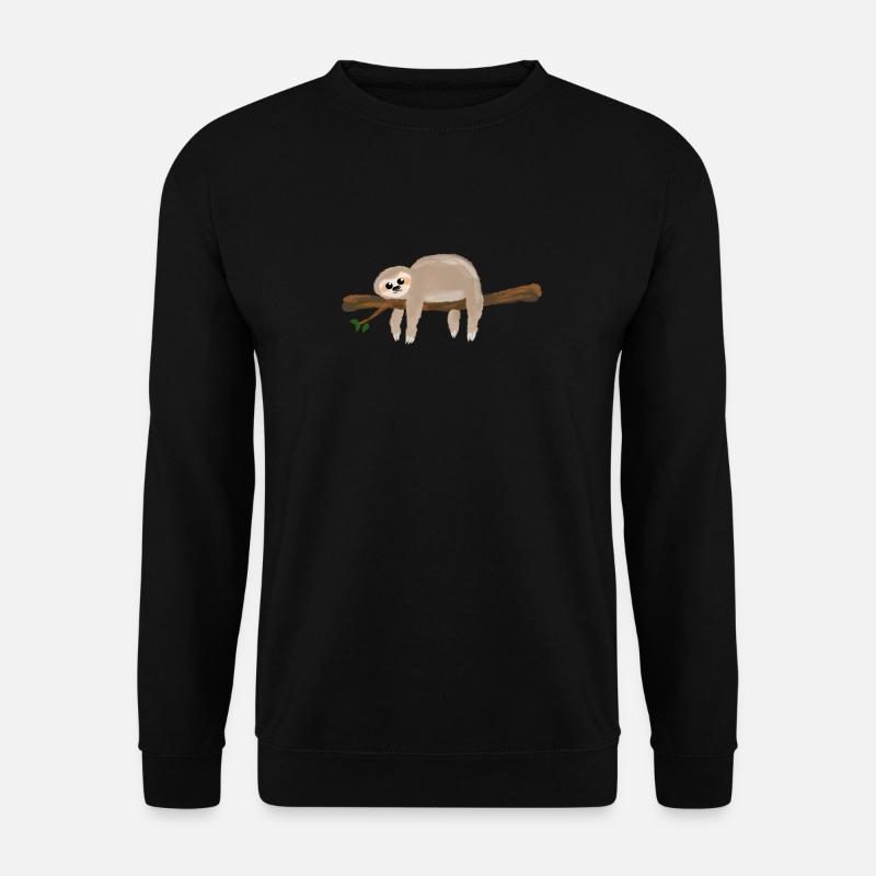Sloth - Unisex Sweatshirt - black
