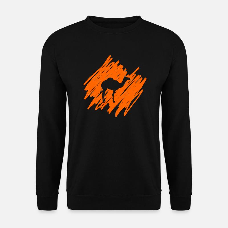 Kamel - Unisex Pullover - Schwarz