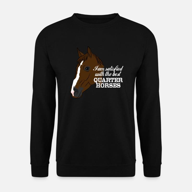 QUARTER HORSES - Unisex Sweatshirt - black