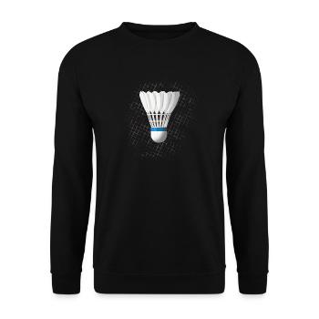 Badminton badminton - Unisex Sweatshirt - black - Front - Alina (178cm) & Michal (187cm)