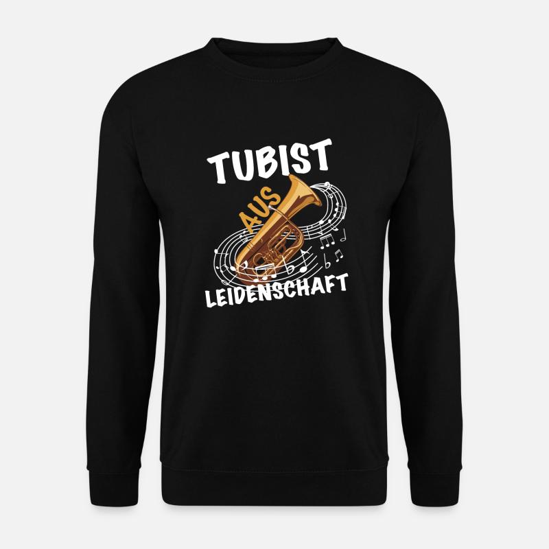 Tubist aus Leidenschaft - Unisex Pullover - Schwarz