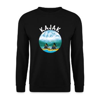 Kajak - Unisex Pullover - Schwarz - Vorne - Alina (178cm) & Michal (187cm)