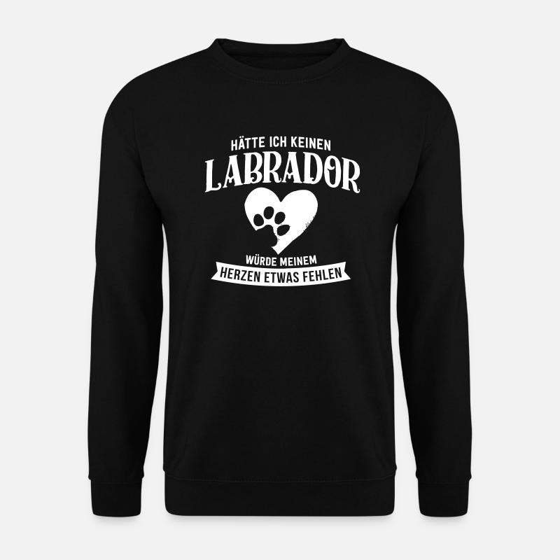 NO LABRADOR - Unisex Sweatshirt - black