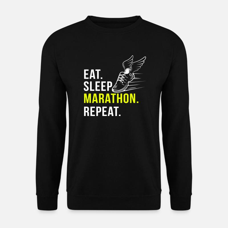 Marathon funny gift birthday - Unisex Sweatshirt - black