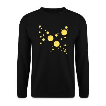 Cadeau d'or doré - Sweat-shirt Unisexe - noir - Devant - Alina (178cm) & Michal (187cm)