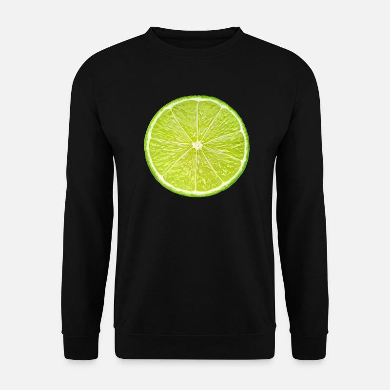 Limette - Unisex Pullover - Schwarz