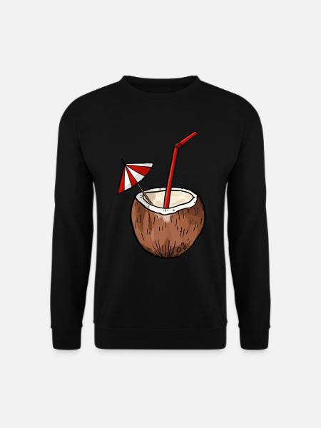 Kokusnuss Urlaub Outfit - Unisex Pullover - Schwarz