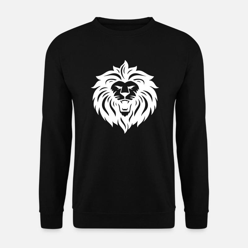 löwe - Unisex Pullover - Schwarz