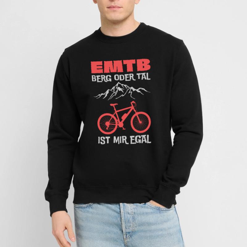 EMTB Berg oder Tal ist mir egal Unisex Pullover
