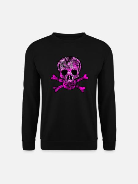Skull skull and crossbones - Unisex Sweatshirt - black
