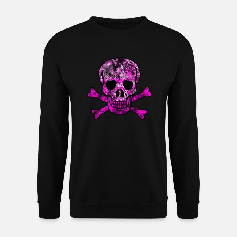 Skull skull and crossbones - Unisex Sweatshirt - black
