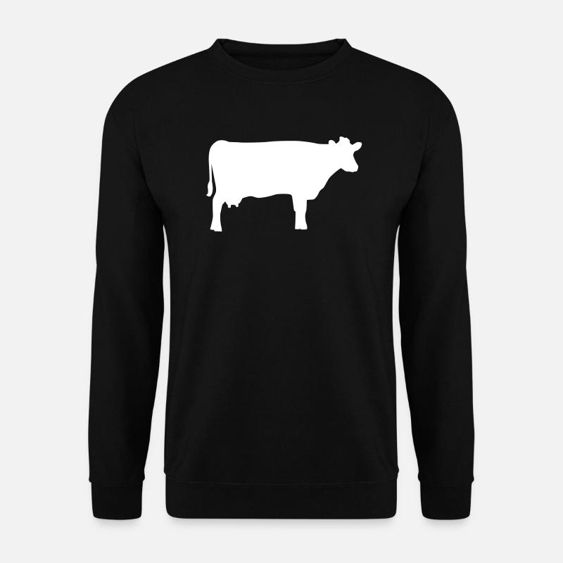 Kuh - Unisex Pullover - Schwarz