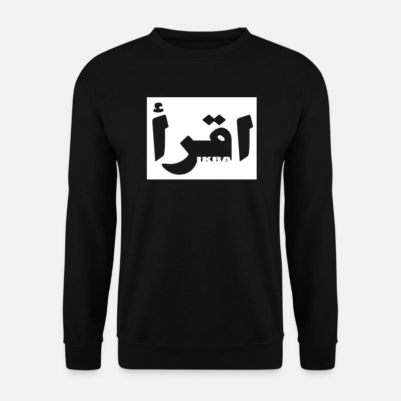 Masque de découpage Ikra - Sweat-shirt Unisexe - noir