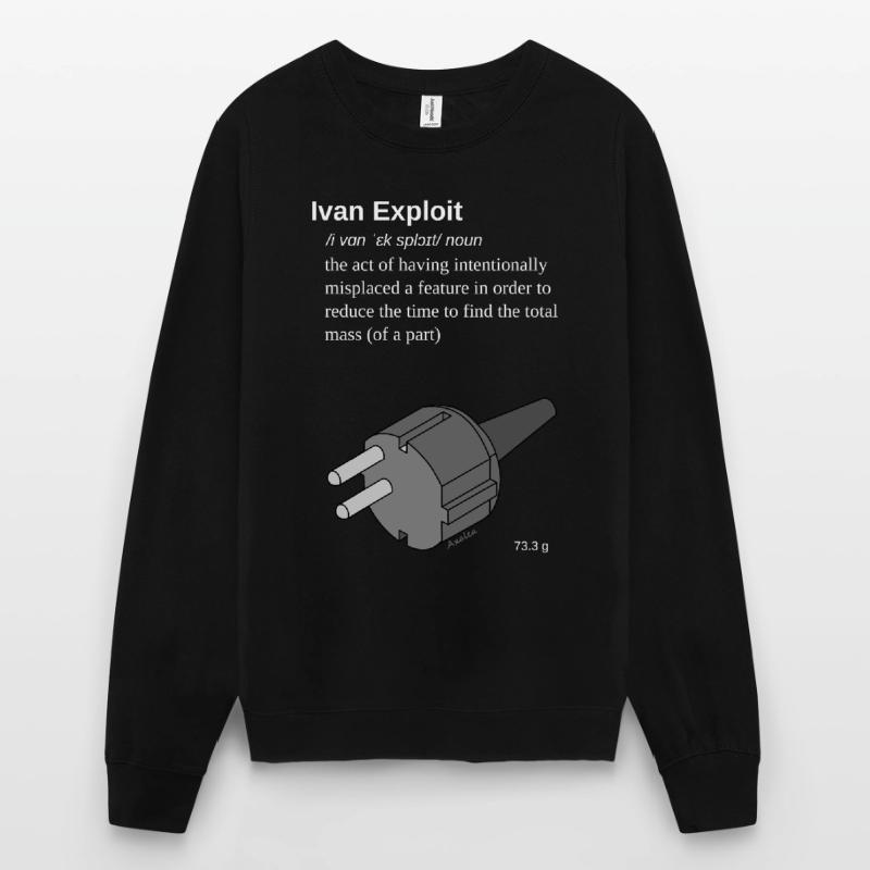 Ivan Exploit - 3D CAD Speedmodeling -Version EU/DE Sweat-shirt Unisexe
