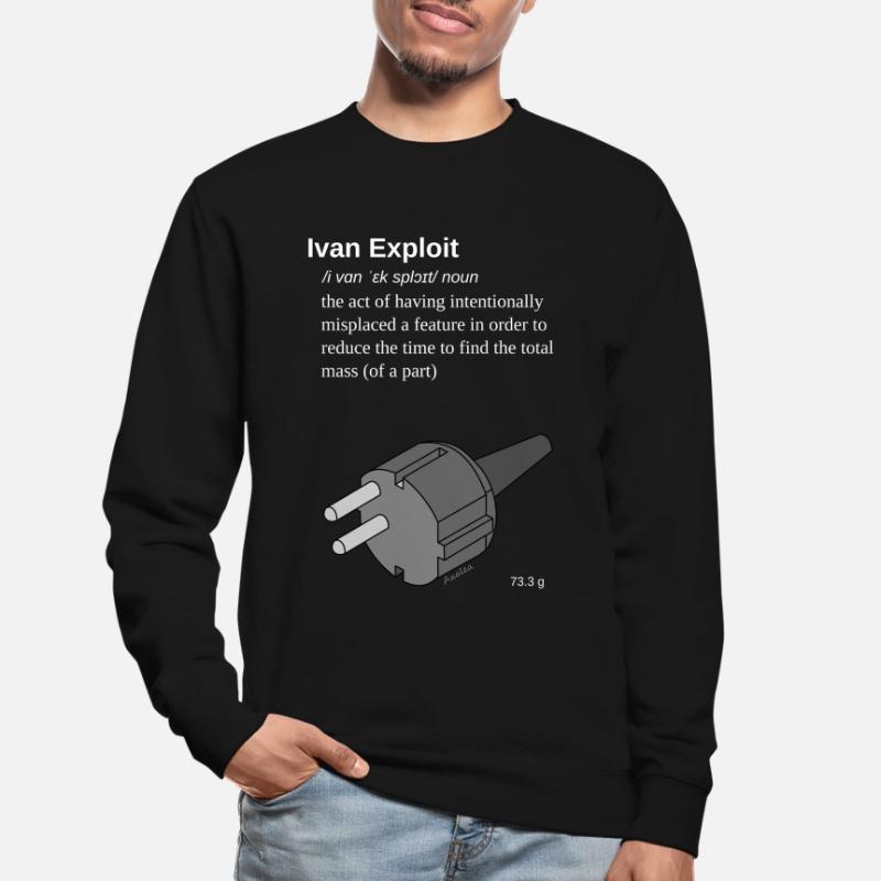 Ivan Exploit - 3D CAD Speedmodeling -Version EU/DE Sweat-shirt Unisexe