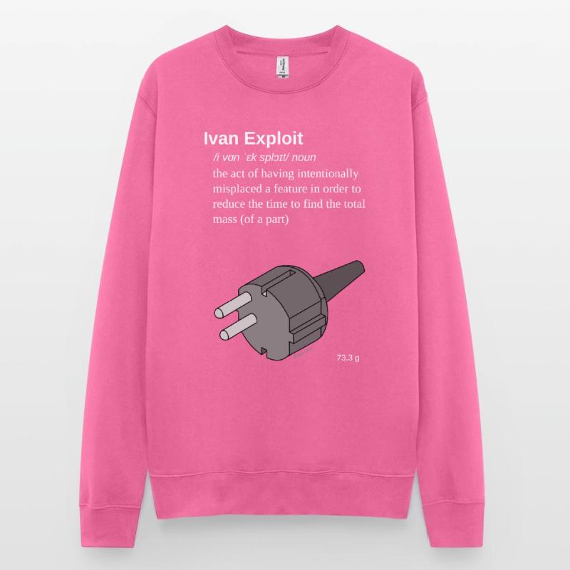 Ivan Exploit - 3D CAD Speedmodeling -Version EU/DE Sweat-shirt Unisexe