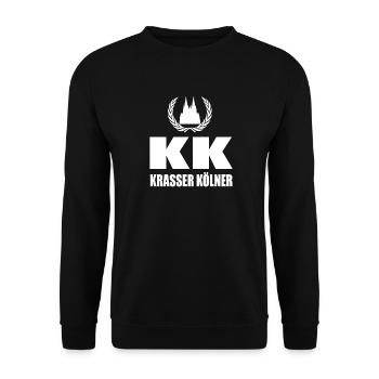 Cologne - Unisex Sweatshirt - black - Front - Alina (178cm) & Michal (187cm)