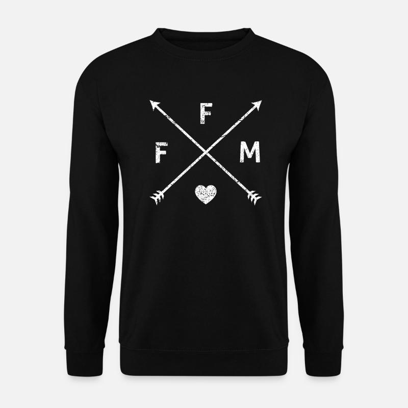 FFM FRANKFURT AM MAIN HIPSTER PFEILE GRUNGE SHIRT - Unisex Pullover - Schwarz