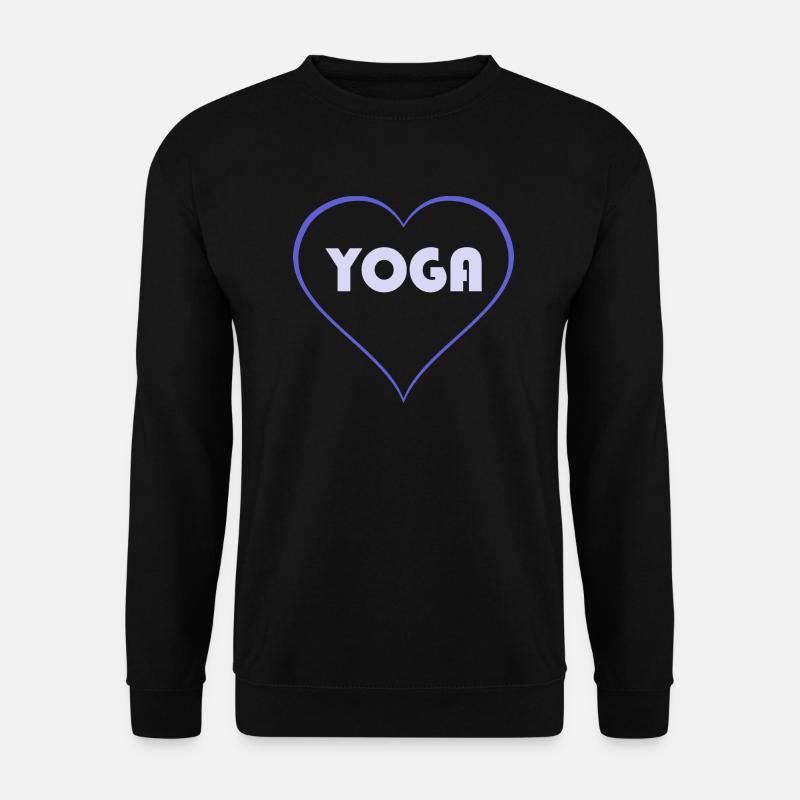 yoga - Unisex Pullover - Schwarz
