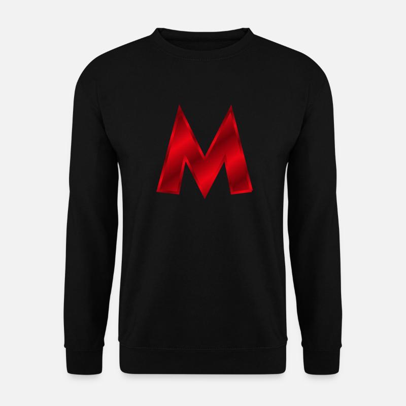 Rotes M - Unisex Pullover - Schwarz