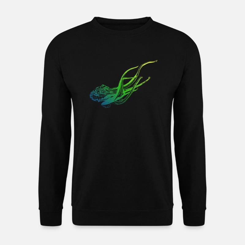 Octopus Diving - Unisex Sweatshirt - black