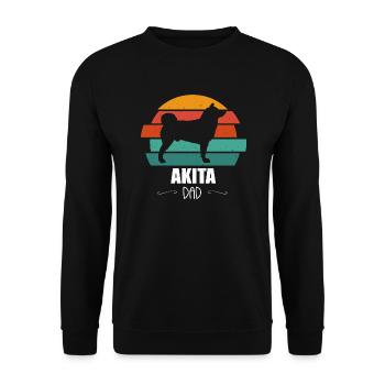 Akita - Unisex Pullover - Schwarz - Vorne - Alina (178cm) & Michal (187cm)